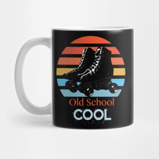 Old School Cool roller skates Mug